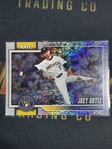 2026 Topps Series 2  - Holofoil Parallel  - Joey Ortiz - Brewers - #542 view 1