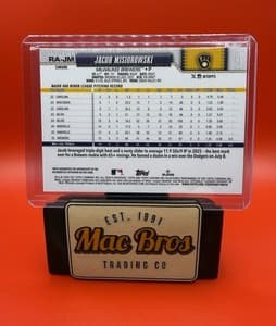 2026 Topps Chrome Logofractor  Jacob Misiorowski Logofractor Auto  /150 Rookie view 2