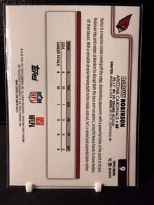 2025 Topps Chrome - Darius Robinson #9 Football Leather view 2
