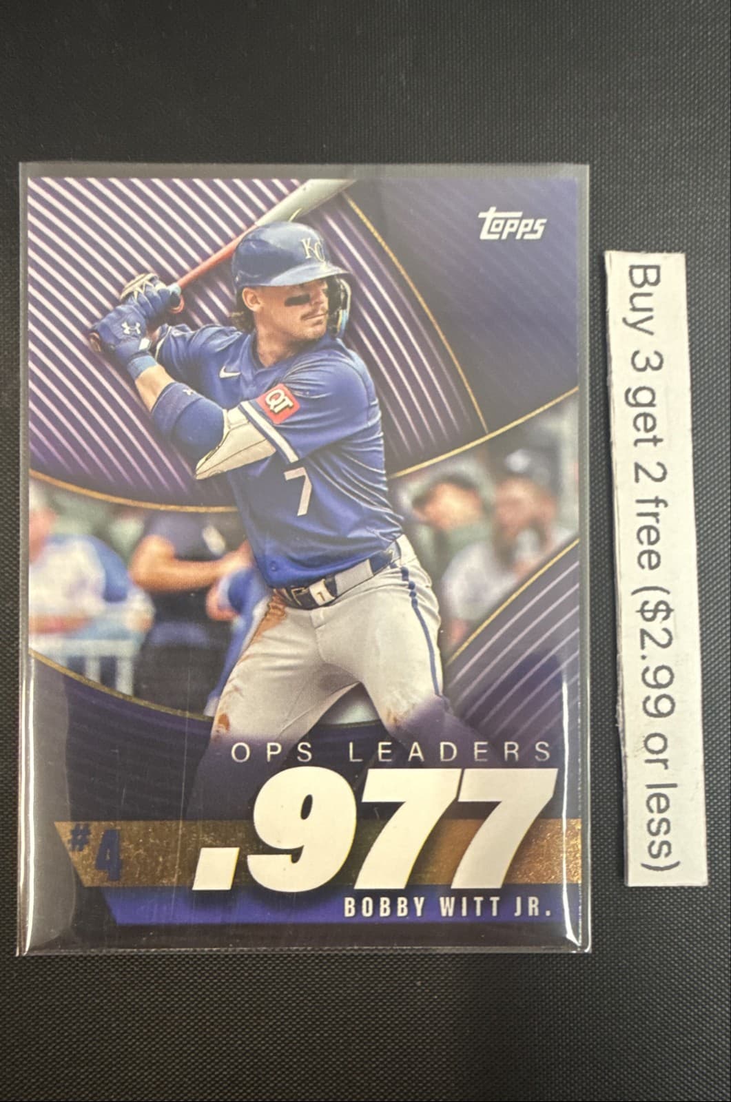 2025 Topps Series 2 - Ops Best Bobby Witt Jr. #OPS-4