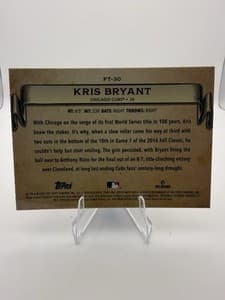 2026 Topps Finest Kris Bryant Finest Timelines view 2