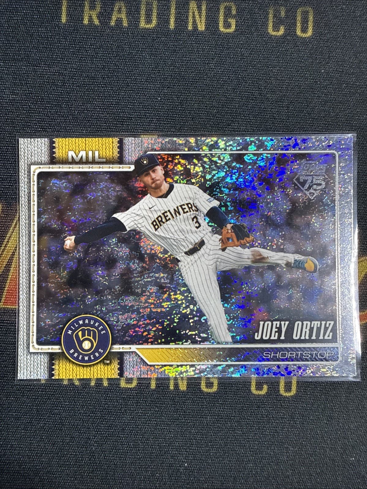 2026 Topps Series 2 - Holofoil Parallel - Joey Ortiz - Brewers - #542