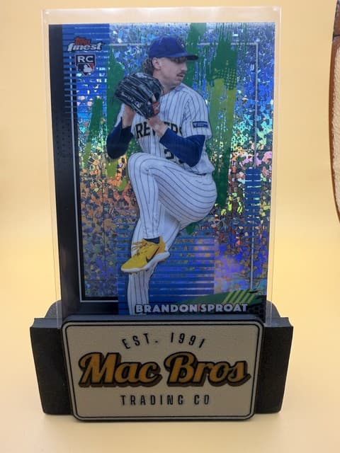 2026 Topps Finest - Brandon Sproat RC Rookie #37 Mini Diamonds Brewers