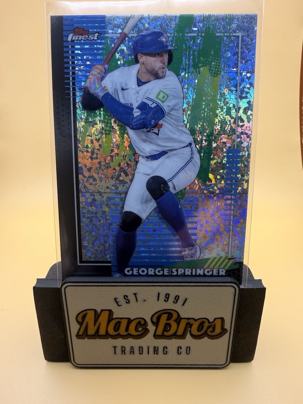 George Springer 2026 Topps Finest Mini-Diamond #97 MLB Blue Jays
