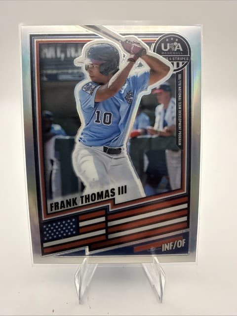 2026 Panini Stars and Stripes FRANK THOMAS III Silver Prizm #3