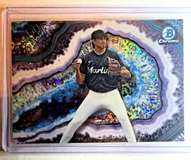 Topps 2026 Bowman Chrome Aiva Arquette Crystallized #BWC-1 Miami Marlins